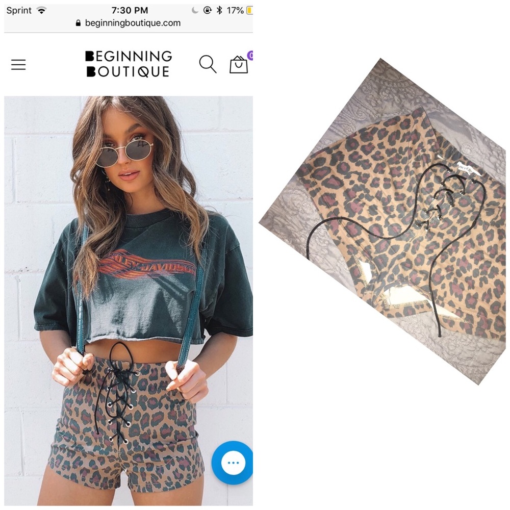 BEGINNING BOUTIQUE MARLEY SHORTS